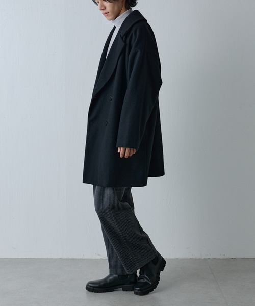 COLONY 2139（コロニートゥーワンスリーナイン）の「ストレッチリブモックネック長袖（Tシャツ/カットソー・メンズ・ブラック/ライトグレー/アイボリー/モカ・LARGE/MEDIUM）」の11枚目の写真