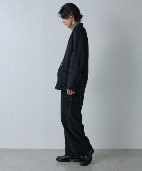 COLONY 2139（コロニートゥーワンスリーナイン）の「ストレッチリブモックネック長袖（Tシャツ/カットソー・メンズ・ブラック/ライトグレー/アイボリー/モカ・LARGE/MEDIUM）」の13枚目の写真