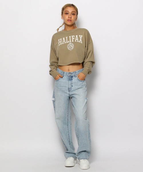FOREVER 21(フォーエバー トゥエンティーワン)の「ストレートデニムパンツ(デニムパンツ・レディース・ブルー/ライトブルー・LARGE/MEDIUM/X-SMALL/SMALL/X-LARGE)」の6枚目の写真