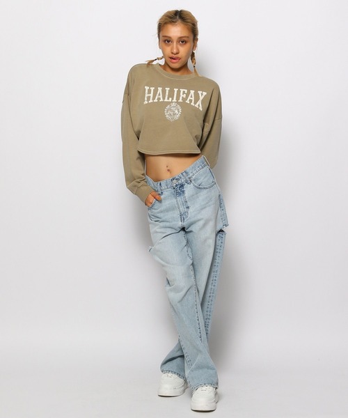 FOREVER 21(フォーエバー トゥエンティーワン)の「ストレートデニムパンツ(デニムパンツ・レディース・ブルー/ライトブルー・LARGE/MEDIUM/X-SMALL/SMALL/X-LARGE)」の8枚目の写真