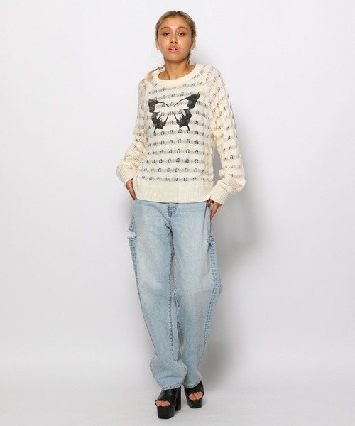FOREVER 21(フォーエバー トゥエンティーワン)の「ストレートデニムパンツ(デニムパンツ・レディース・ブルー/ライトブルー・LARGE/MEDIUM/X-SMALL/SMALL/X-LARGE)」の10枚目の写真