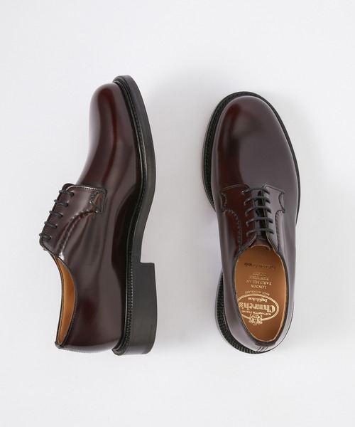 Church's（チャーチ）の「CHURCH'S SHANNON チャーチ ポリッシュドバインダー ダービー レースアップ プレーントゥ ビジネスシューズ（ドレスシューズ・メンズ・ブラック系/ブラック/バーガンディー・7.5/8/7）」の20枚目の写真