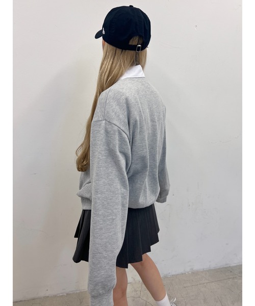 PHILLY(フィリー)の「【PHILLY】カレッジ刺繍スウェット(スウェット・レディース・ホワイト/ブラック/グレー・FREE)」の21枚目の写真
