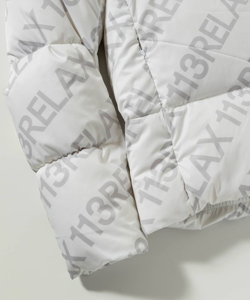 1PIU1UGUALE3 RELAX (ウノピゥウノウグァーレトレ リラックス)の「1PIU1UGUALE3 RELAX(ウノピゥウノウグァーレトレ リラックス)総柄ダウンジャケット(ダウンジャケット/コート・メンズ・ブラック/ホワイト・XL/L/M/XXL/S)」の13枚目の写真