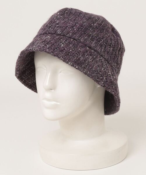 RIKKA FEMME（リッカファーム）の「RIKKA FEMME/リッカファム ハット NEULONTA HAT RFIP23FW02（ハット・レディース・ブラック/パープル/ブラウン・FREE）」の3枚目の写真