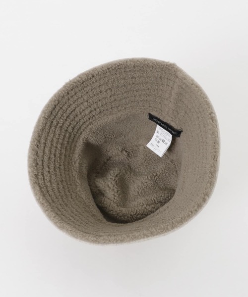 URBAN RESEARCH（アーバンリサーチ）の「リバーシブルボアバケットハット（ハット・レディース・ベージュ/ブラック・FREE）」の17枚目の写真