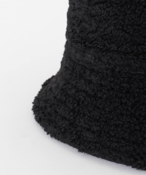 URBAN RESEARCH（アーバンリサーチ）の「リバーシブルボアバケットハット（ハット・レディース・ベージュ/ブラック・FREE）」の18枚目の写真