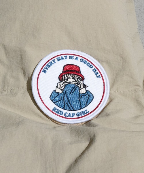 Red Cap Girl(レッドキャプガール)の「【a-r】〔Red Cap Girl/レッドキャップガール〕ナイロン デタッチャブルワッペン パファーベスト(ダウンベスト・メンズ・ベージュ/ブラック・LARGE/MEDIUM/X-LARGE)」の21枚目の写真