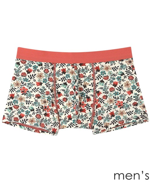une nana cool(ウンナナクール)の「MADE WITH LIBERTY FABRIC メンズパンツ(ボクサーパンツ・メンズ・グレー/ライトブルー/レッド/グリーン・L/M)」の4枚目の写真