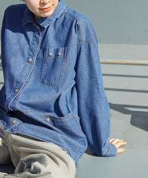 PAR ICI（パーリッシィ）の「ライトオンスデニム ガーデンシャツ