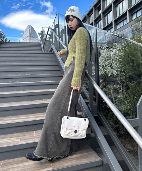 LVEU.(ラブユ.)の「【LVEU.】ヴィンテージライクワイドデニムパンツ / ボトムス パンツ デニム ワイド ルーズ オーバーサイズ 色落ち ヴィンテージ ブラック(デニムパンツ・レディース・ブラック・FREE)」の15枚目の写真