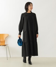 B:MING by BEAMS / 刺繍 ティアード ワンピース