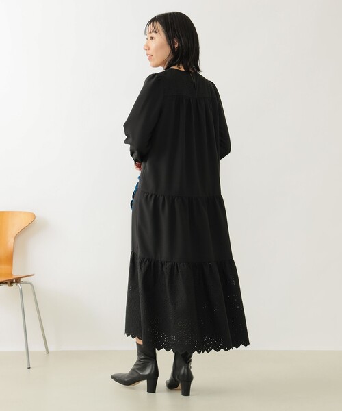 B:MING by BEAMS(ビーミングバイビームス)の「B:MING by BEAMS / 刺繍 ティアード ワンピース(ワンピース・レディース・イエロー系その他5/ブラック・SMALL/MEDIUM)」の5枚目の写真