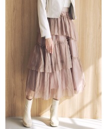 MERCURYDUO | ランダムティアードスカート(スカート)