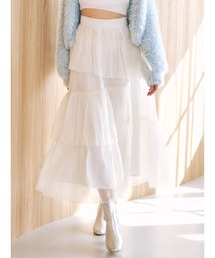 MERCURYDUO | ランダムティアードスカート(スカート)