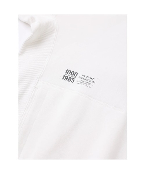 NEW BALANCE（ニューバランス）の「1000 スウェットプルオーバーフーディ レギュラーフィット（パーカー・メンズ・グレー/ホワイト・LARGE/MEDIUM/X-LARGE/SMALL）」の8枚目の写真