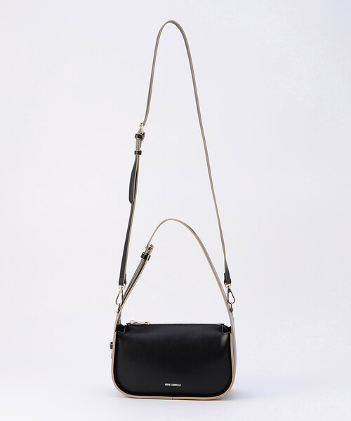 MONO　COMME CA（モノコムサ）の「ワンショルダーバッグ（ショルダーバッグ・レディース・ブラック/ライトベージュ・FREE）」の11枚目の写真