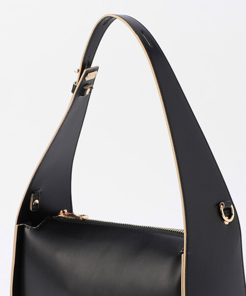 MONO　COMME CA（モノコムサ）の「ワンショルダーバッグ（ショルダーバッグ・レディース・ブラック/ライトベージュ・FREE）」の14枚目の写真