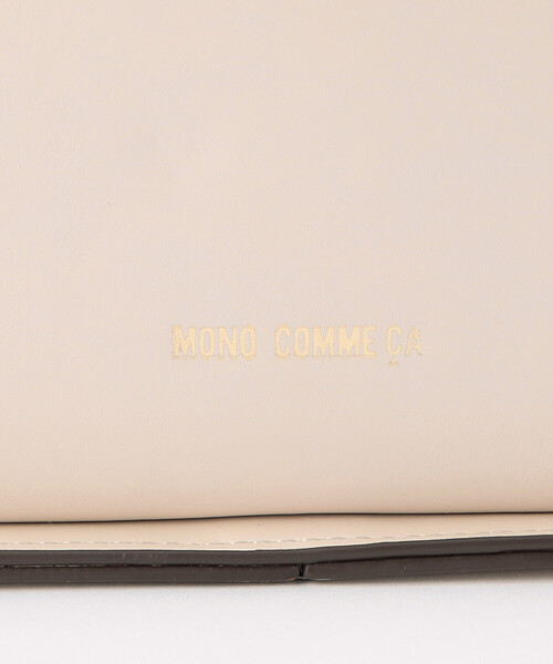 MONO　COMME CA（モノコムサ）の「ワンショルダーバッグ（ショルダーバッグ・レディース・ブラック/ライトベージュ・FREE）」の19枚目の写真