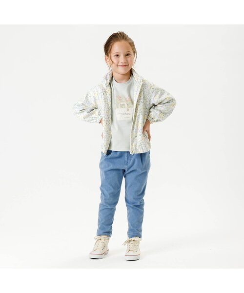 Seraph(セラフ)の「まいにちパンツ(その他パンツ・キッズ・サックスブルー/チャコール/ライム/サーモンピンク/ベージュ/ラベンダー/ブルー・110/130/95/100/80/90/120/140)」の12枚目の写真