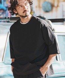 felkod | mt8776-Oversize Nylon Shirts Cut sew シャツカットソー(Tシャツ/カットソー)