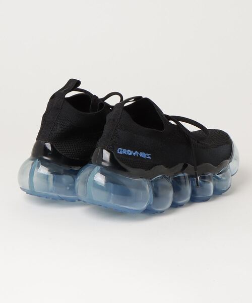grounds（グラウンズ）の「【別注】grounds / グラウンズ/JEWELRY blue sole（スニーカー・メンズ・ブラック・40）」の2枚目の写真