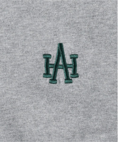 Right-on（ライトオン）の「【Hollywood athletic co】スウェットカーディガン ユニセックス（スウェット・メンズ・グレー/グリーン・M/XL/L）」の9枚目の写真