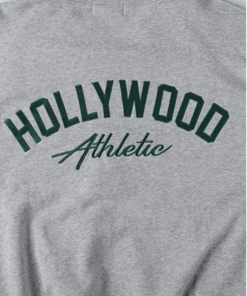 Right-on（ライトオン）の「【Hollywood athletic co】スウェットカーディガン ユニセックス（スウェット・メンズ・グレー/グリーン・M/XL/L）」の10枚目の写真