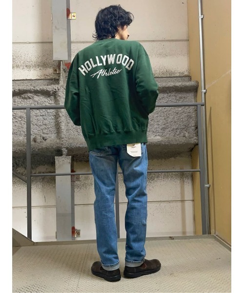 Right-on（ライトオン）の「【Hollywood athletic co】スウェットカーディガン ユニセックス（スウェット・メンズ・グレー/グリーン・M/XL/L）」の19枚目の写真