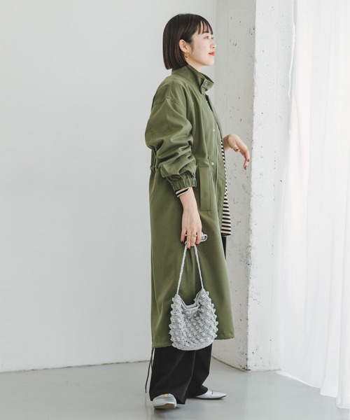 ITEMS URBANRESEARCH（アイテムズ アーバンリサーチ）の「モッズコート（モッズコート・レディース・ブラック/カーキ・FREE）」の3枚目の写真