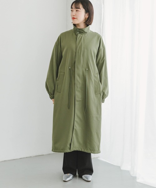 ITEMS URBANRESEARCH（アイテムズ アーバンリサーチ）の「モッズコート（モッズコート・レディース・ブラック/カーキ・FREE）」の5枚目の写真