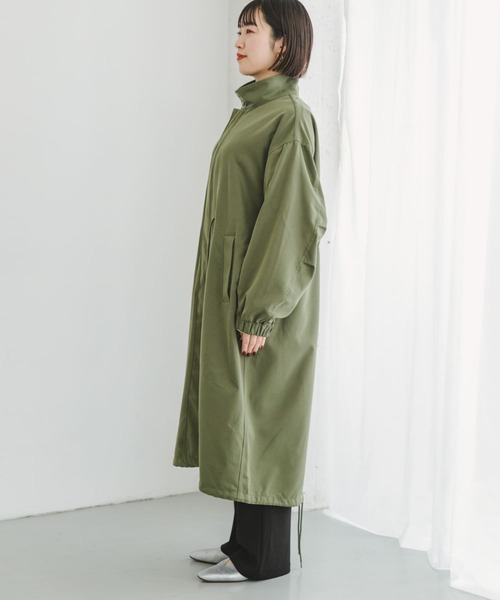 ITEMS URBANRESEARCH（アイテムズ アーバンリサーチ）の「モッズコート（モッズコート・レディース・ブラック/カーキ・FREE）」の6枚目の写真