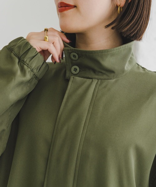 ITEMS URBANRESEARCH（アイテムズ アーバンリサーチ）の「モッズコート（モッズコート・レディース・ブラック/カーキ・FREE）」の11枚目の写真