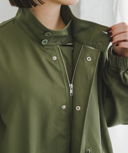 ITEMS URBANRESEARCH（アイテムズ アーバンリサーチ）の「モッズコート（モッズコート・レディース・ブラック/カーキ・FREE）」の9枚目の写真