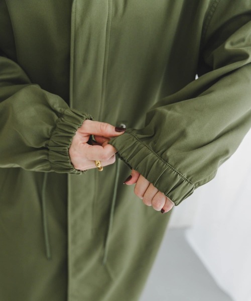 ITEMS URBANRESEARCH（アイテムズ アーバンリサーチ）の「モッズコート（モッズコート・レディース・ブラック/カーキ・FREE）」の13枚目の写真