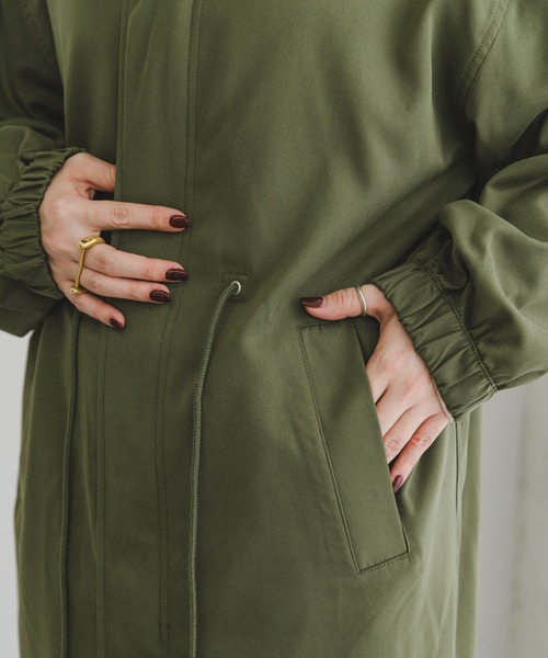 ITEMS URBANRESEARCH（アイテムズ アーバンリサーチ）の「モッズコート（モッズコート・レディース・ブラック/カーキ・FREE）」の8枚目の写真