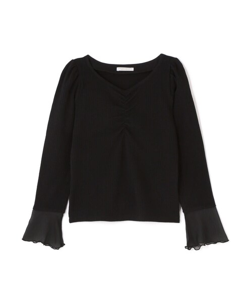 PROPORTION BODY DRESSING(プロポーションボディドレッシング)の「シャーリングテレコ / 1214160301(Tシャツ/カットソー・レディース・ホワイト系その他/ピンク/ブラック・SMALL/MEDIUM)」の5枚目の写真