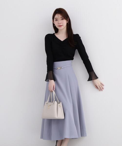 PROPORTION BODY DRESSING(プロポーションボディドレッシング)の「シャーリングテレコ / 1214160301(Tシャツ/カットソー・レディース・ホワイト系その他/ピンク/ブラック・SMALL/MEDIUM)」の8枚目の写真