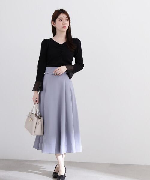 PROPORTION BODY DRESSING(プロポーションボディドレッシング)の「シャーリングテレコ / 1214160301(Tシャツ/カットソー・レディース・ホワイト系その他/ピンク/ブラック・SMALL/MEDIUM)」の9枚目の写真