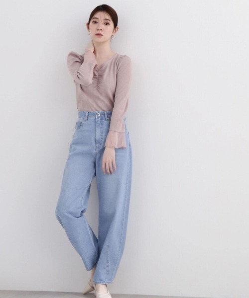 PROPORTION BODY DRESSING(プロポーションボディドレッシング)の「シャーリングテレコ / 1214160301(Tシャツ/カットソー・レディース・ホワイト系その他/ピンク/ブラック・SMALL/MEDIUM)」の21枚目の写真