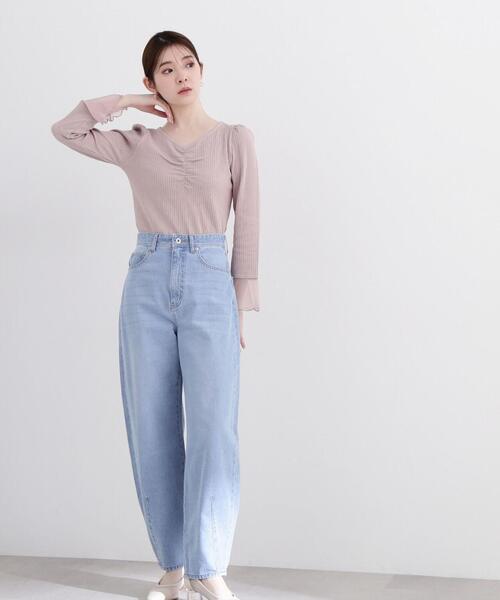 PROPORTION BODY DRESSING(プロポーションボディドレッシング)の「シャーリングテレコ / 1214160301(Tシャツ/カットソー・レディース・ホワイト系その他/ピンク/ブラック・SMALL/MEDIUM)」の22枚目の写真