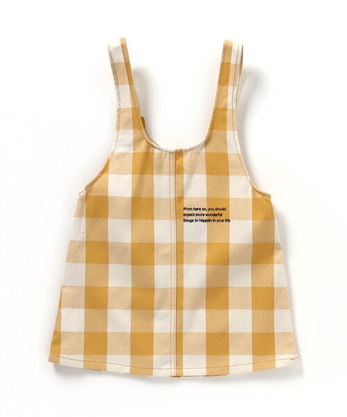 BREEZE(ブリーズ)の「ジャンスカ(ジャンパースカート・キッズ・グレー/イエロー・90/100/110/120/80/130)」の10枚目の写真