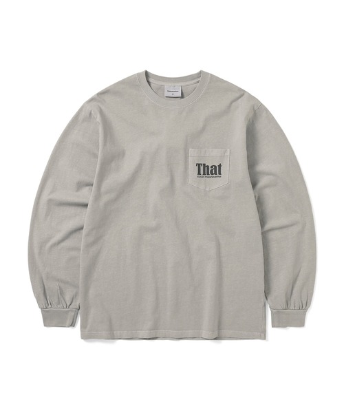 ★thisisneverthat★That Pocket L/S Tee★大人気★ That Pocket L/S Tee – thisisneverthat® JP