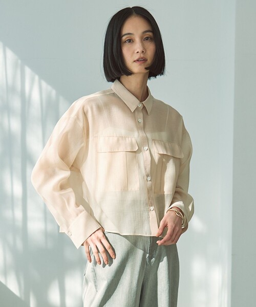 UNFILO(アンフィーロ)の「カップ付きキャミソール(Tシャツ/カットソー・レディース・ホワイト系/グレー系/ベージュ系・LARGE/MEDIUM/SMALL)」の12枚目の写真