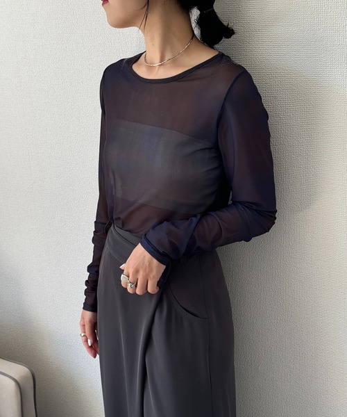 CE'E_SE'E（シーシー）の「染め柄シアートップス（その他