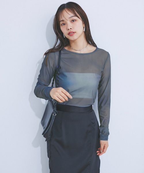 CE'E_SE'E（シーシー）の「染め柄シアートップス（その他