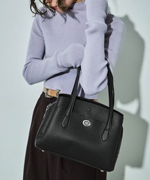 D.KELLY | D.KELLY フロントポケット シボレザー2wayトートバッグ ショルダーバッグ レディース バッグ(トートバッグ)