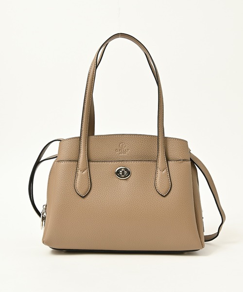 セール】D.KELLY フロントポケット シボレザー2wayトートバッグ