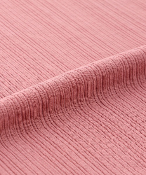 Honeys（ハニーズ）の「ランダムリブタンクトップ（タンクトップ・レディース・ベージュ/ブラック/オフホワイト/グリーン/ピンク/スミクロ/スモークピンク・S/L/M/LL）」の8枚目の写真