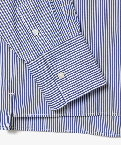 LACOSTE(ラコステ)の「ボリュームスリーブ ストライプクロップド 長袖シャツ(シャツ/ブラウス・レディース・ピンク/ネイビー/ロイヤルブルー・34/36/40/38)」の15枚目の写真